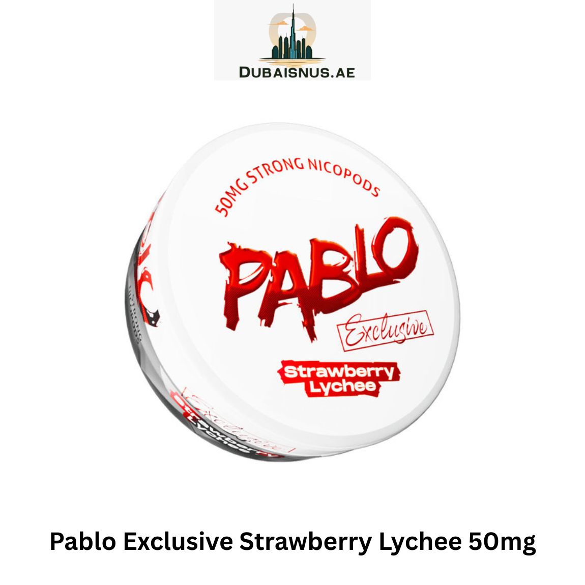 Pablo Exclusive Strawberry Lychee 50mg Dubai Pablo Exclusive Strawberry Lychee 50mg