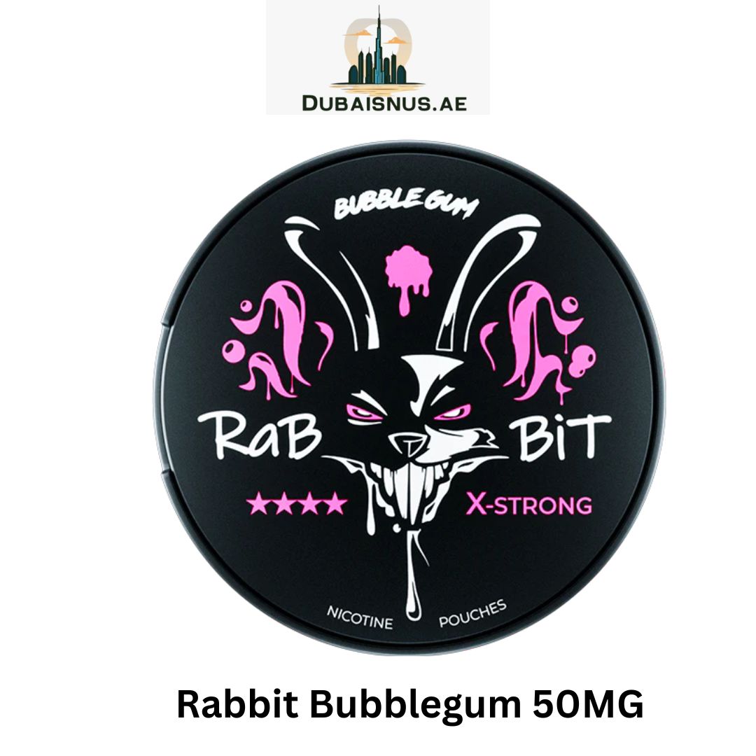 Rabbit Bubblegum 50MG Nicotine Pouches UAE Rabbit Bubblegum 50MG Nicotine Pouches